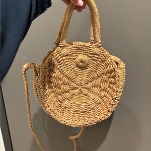 Amazon straw crossbody bag.